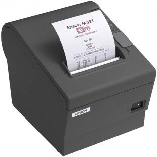TM-T88IV Desktop POS Receipt Printer 2 Epson TM-T88IV desktop POS receipt printer with printed receipt