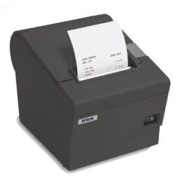Home 95 Epson TM-T88 POS receipt printer with printed receipt