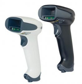 Home 61 Honeywell Xenon 1900g handheld barcode scanners in black and white color