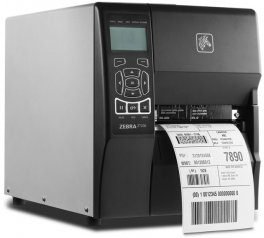 Home 31 Zebra ZT230 industrial barcode printer with a printed label