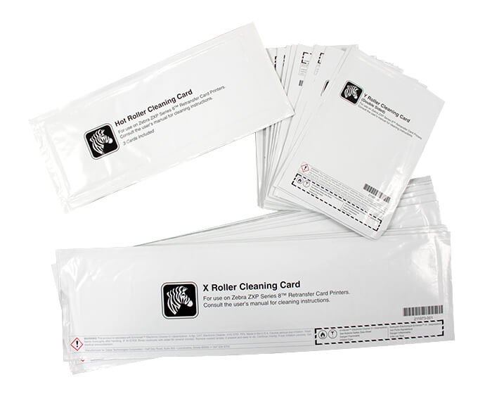 Zebra ZXP Series 9 Cleaning Kit for ID Card Printers 1 Top ID Card Printer Cleaning Kit