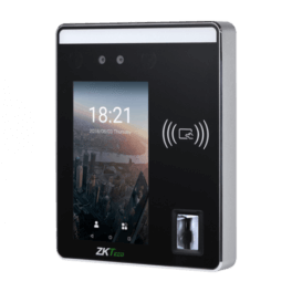 Side view of the ZKteco SpeedFace H5L Wi-Fi facial biometrics attendance system