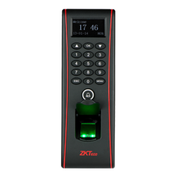 ZKteco TF1700 fingerprint access control system with a user-friendly interface
