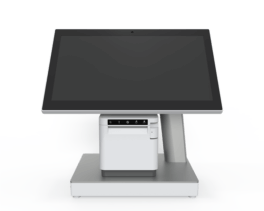 Front view of the Zahabi ZP-Q3 Touch Screen POS system