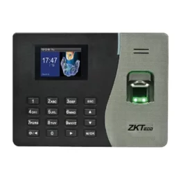 ZKTeco K14-ID biometric attendance system with fingerprint recognition and display screen
