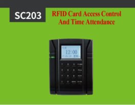 ZKTech SC203 RFID Card Access Control and Time Attendance System