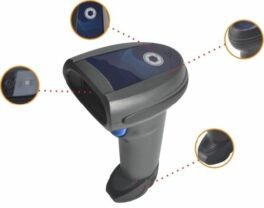 Home 64 Zahabi ZS-5255S 2D Wired Barcode Scanner with highlighted features