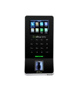Home 26 ZKTeco BioPro SA40 Fingerprint attendance system with a touchscreen display