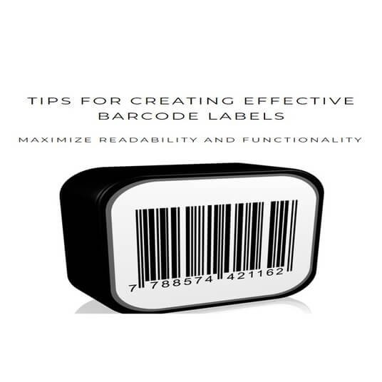 Tips for creating barcode labels