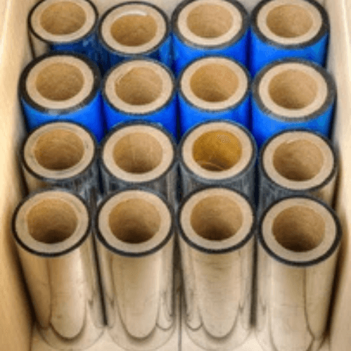 Rolls of barcode ribbons