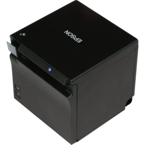 Epson TM-m30ii thermal printer in black.