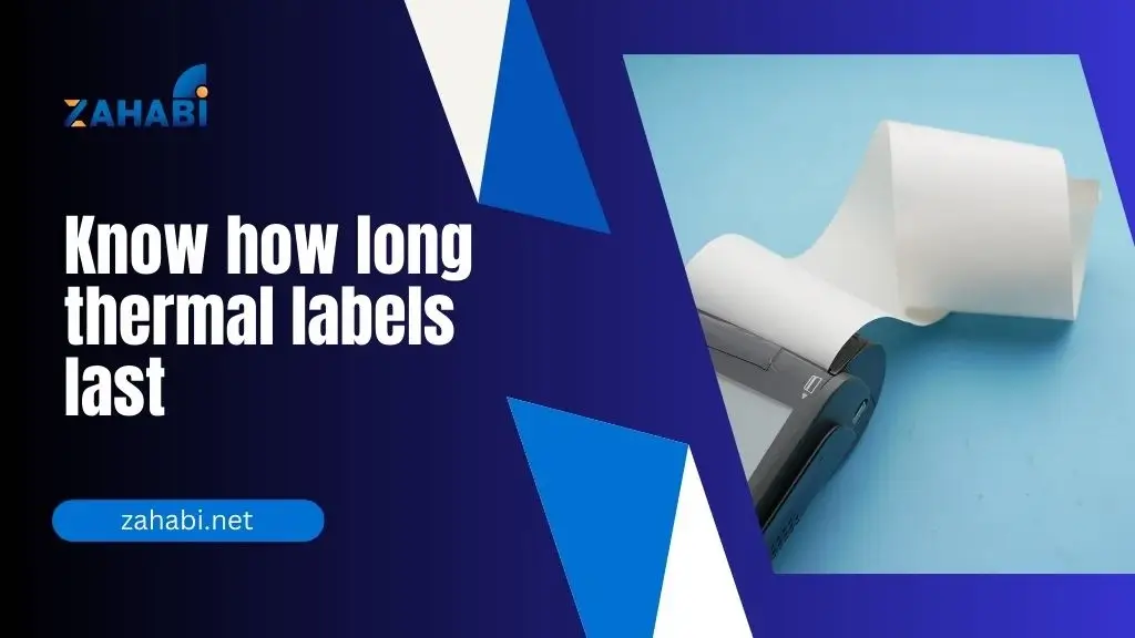 High-quality direct thermal labels in Kuwait for retail, logistics, and healthcare