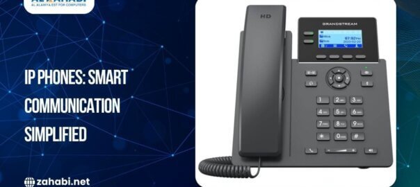 Office IP phone device used for smart digital communication in Kuwait businesses
