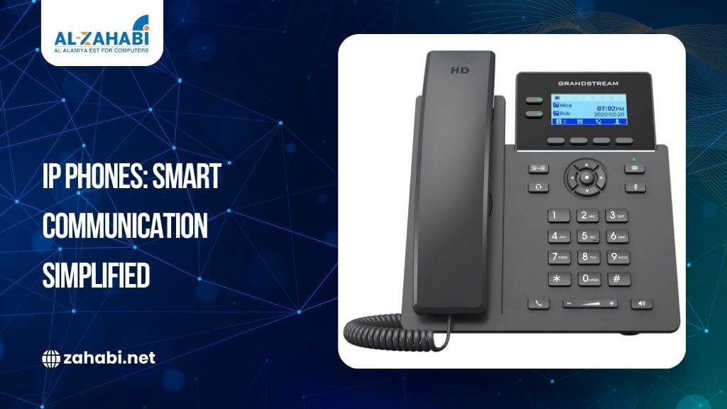 Office IP phone device used for smart digital communication in Kuwait businesses
