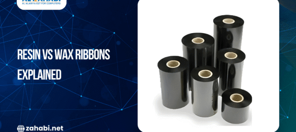 Resin and wax thermal transfer ribbons used for durable barcode label printing